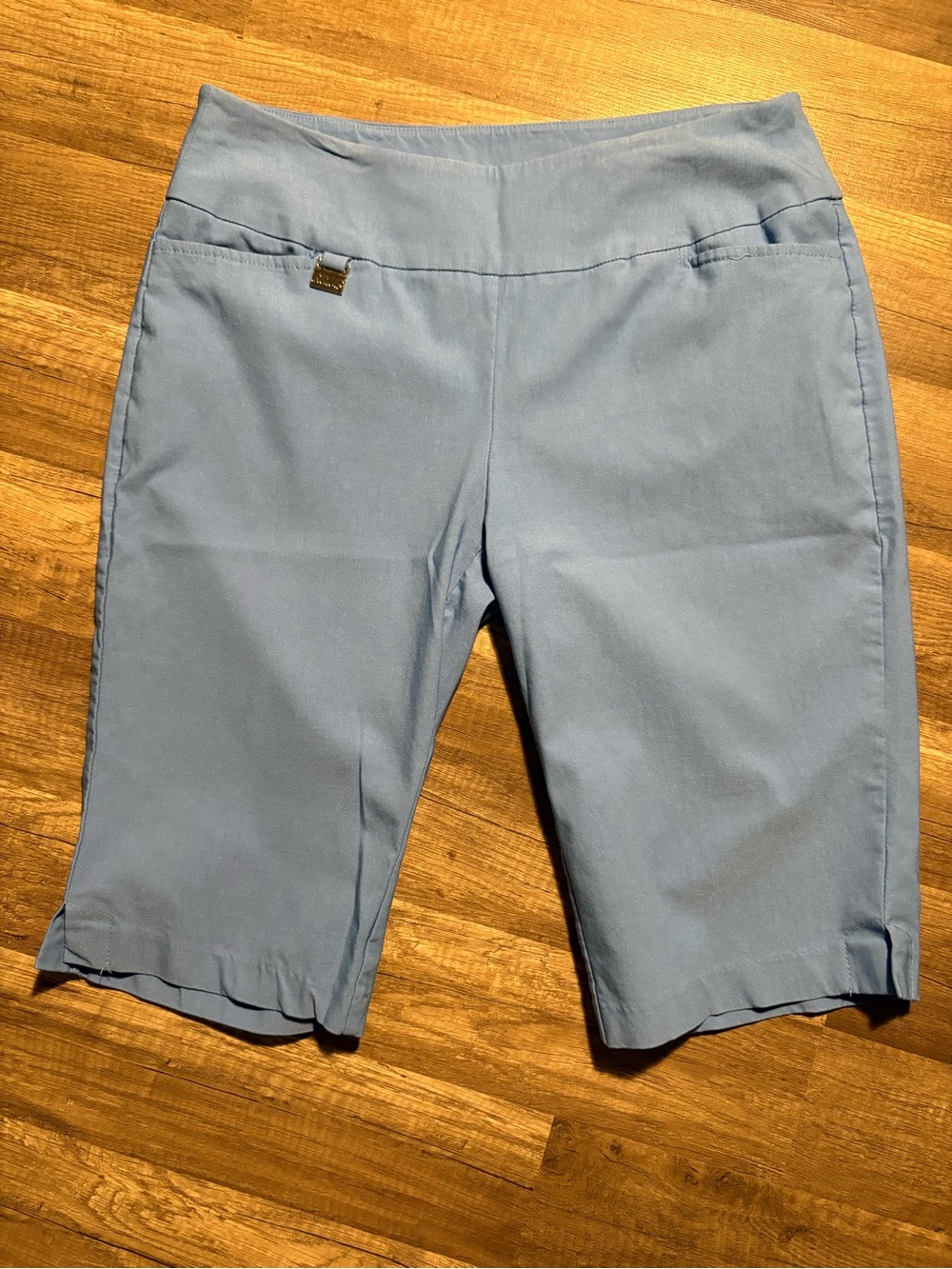Lulu-B Light Blue Women's Bermuda Shorts